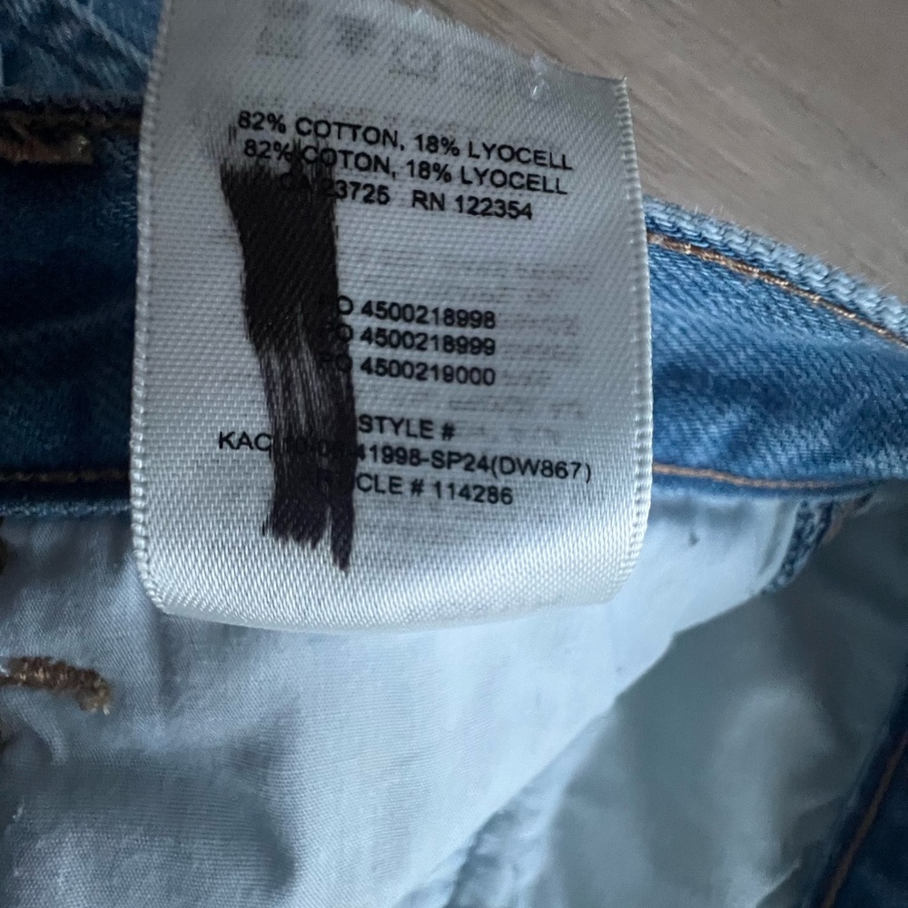 Denim Forum The '90s Millie Hi-Rise Cargo Jean Sz 23 - Picture 14 of 16